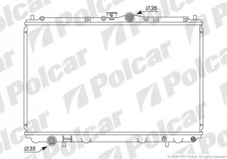 Радіатор охолодження Polcar 5210081 (фото 1)