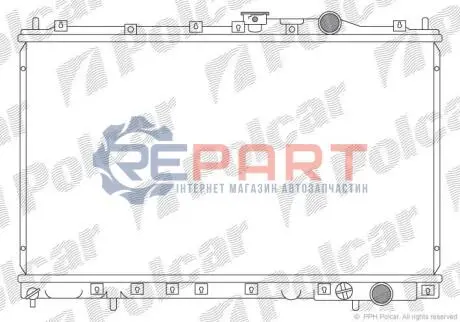 Радиаторы охлаждения Polcar 521708-1 Купить в Украине