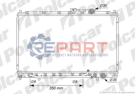 Радіатори охолодження Polcar 521708-5 (фото 1)