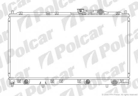 Радіатор охолодження Polcar 522108-5