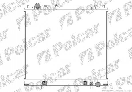 Радіатори охолодження Polcar 525008-3 (фото 1)