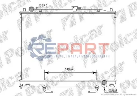 Радіатори охолодження Polcar 5274082K Купити в Україні