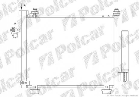 Радіатори кондиціонера Polcar 5503K8C2