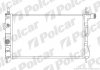 Радиатор Opel Kadett E 1.6 N/S/I 16SV/C16LZ/NZ -89 - Polcar 550508A2 (90351829, 90325465, 1302057)