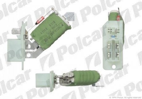 Регулятор вентилятора кабины - (90421995, 1845786) Polcar 5507KST1X (фото 1)