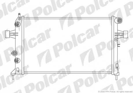 Радіатори охолодження Polcar 5508082