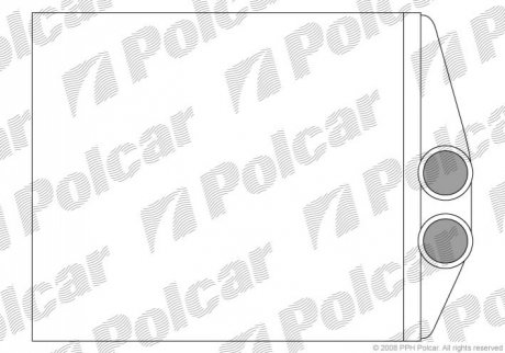 Радіатор обігріву Polcar 5518N81