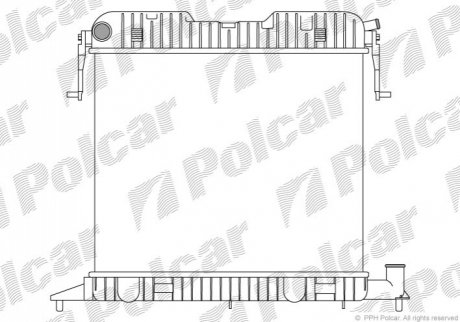 Радіатор охолодження Polcar 552508-3 (фото 1)