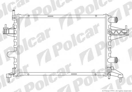 Радиаторы охлаждения Polcar 555608B1