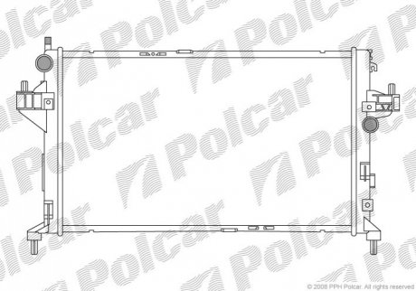 Радиатор охлаждения Polcar 5557081