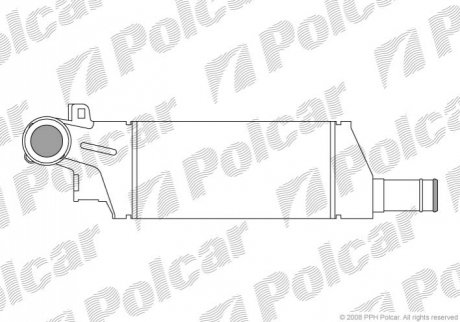 Радиатор воздуха (Интеркулер) Polcar 5557J81