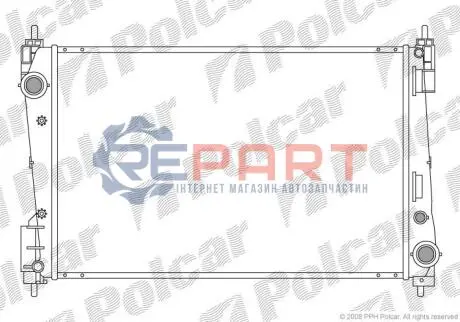 Фото Радіатор охолодження Polcar (5558081X) изображение 1