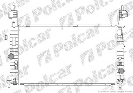 Радіатор охолодження Polcar 555908-2