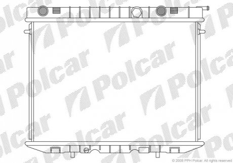 Радиаторы охлаждения Polcar 558008-3