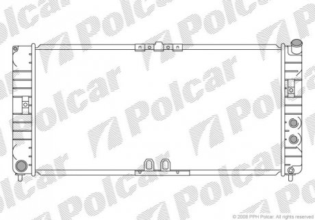 Радіатори охолодження Polcar 558108-1 (фото 1)