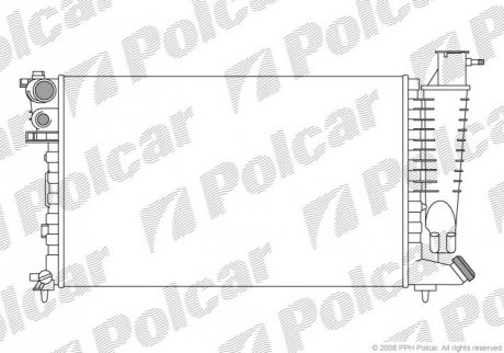 Радиаторы охлаждения Polcar 570708-2