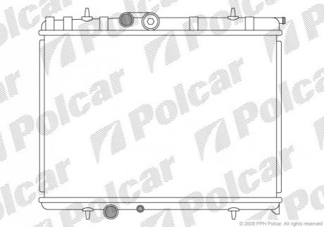 Радіатори охолодження Polcar 571008-2 (фото 1)