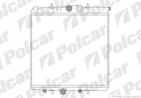 Радіатор охолодження Polcar 571008A1