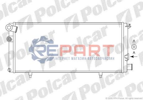 Радіатор охолодження Polcar 572208A2