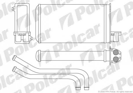 Радиаторы обогрева Polcar 5722N83