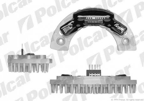 Регулятор вентилятора кабіни Polcar 5723KST-4