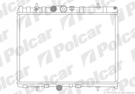 Радиаторы охлаждения Polcar 5724082 (фото 1)