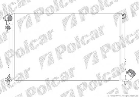 Радіатори охолодження Polcar 574608A3 (фото 1)