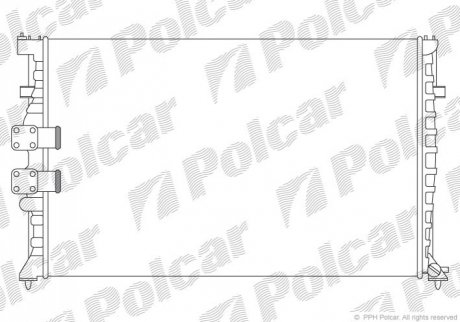 Радиаторы охлаждения Polcar 574608A7