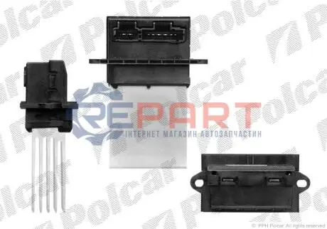 Регулятор вентилятора кабіни Polcar 5746KST1X Купити в Україні