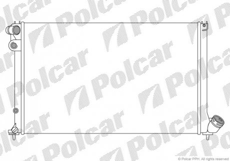 Радиаторы охлаждения Polcar 574708A2 (фото 1)