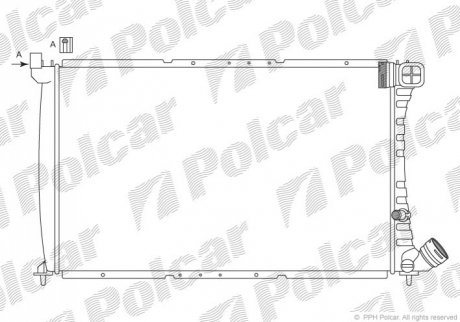 Радіатори охолодження Polcar 576508A5