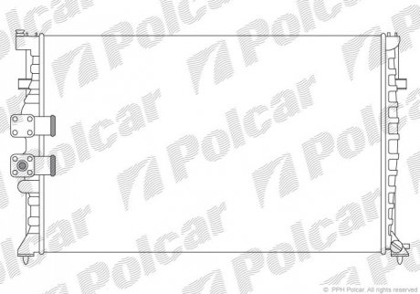 Радиаторы охлаждения Polcar 576508A8