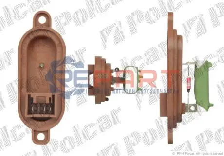 Резистор кондиціонера Polcar 5770KST1 Купити в Україні