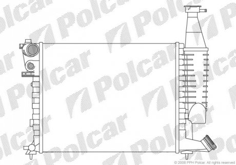 Радіатори охолодження Polcar 579008-1