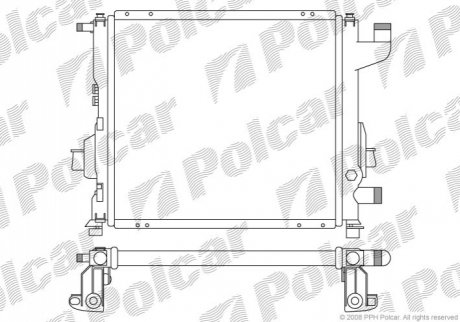Радиаторы охлаждения Polcar 600408-2