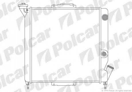 Радиаторы охлаждения Polcar 600508A1