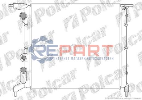 Радиаторы охлаждения Polcar 600608A3