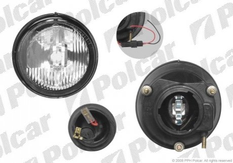 Lampa p/mgielna-przednia Polcar 600729