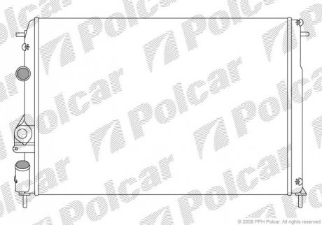 Радиатор охлаждения - (8200189288) Polcar 601108A1 (фото 1)