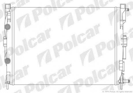 Радиатор охлаждения - (8200115542) Polcar 601208B2 (фото 1)
