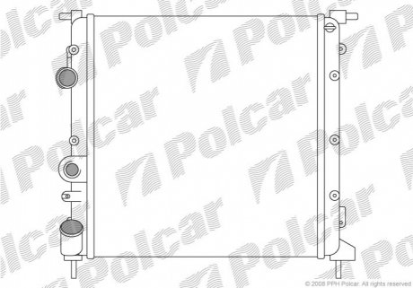 Радиаторы охлаждения Polcar 601508-6