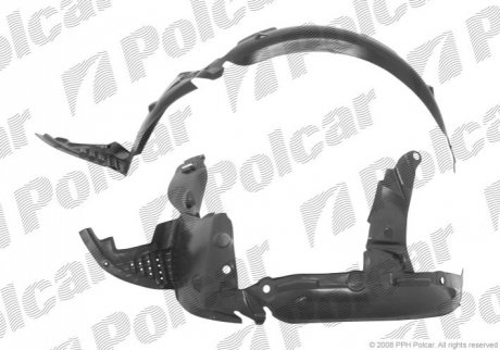 Підкрилок правий Polcar 6016FP-1