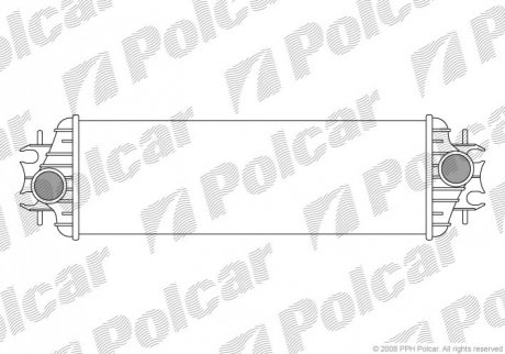 Радіатор повітря (Інтеркулер) Polcar 6026J81 (фото 1)
