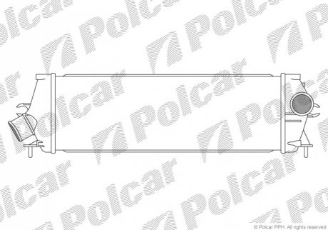 Інтеркулер Renault Trafic 2.0/2.5 DCI 06- Polcar 6027J81
