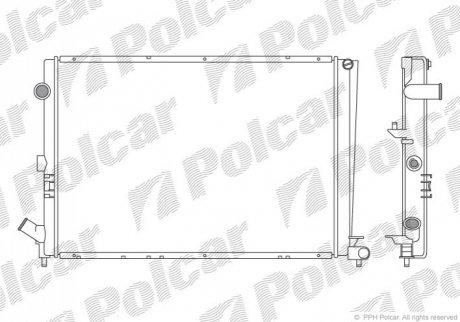 Радиаторы охлаждения Polcar 603208A2