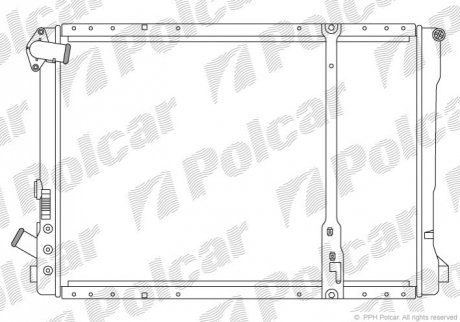 Радиаторы охлаждения Polcar 603208A6