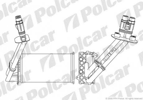 Радиаторы обогрева Polcar 6032N8-3 (фото 1)