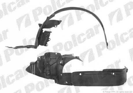 Подкрылок Polcar 6039FL-1 (фото 1)