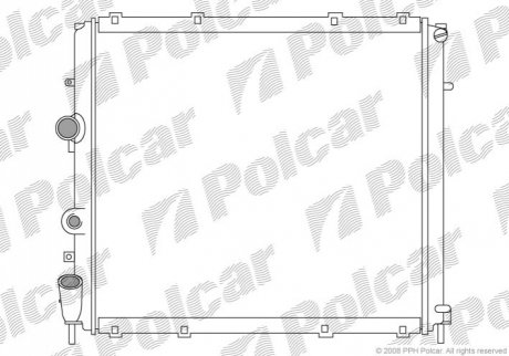 Радіатор охолодження Polcar 6060083 (фото 1)