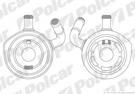 Радиатор масла Polcar 6060L81